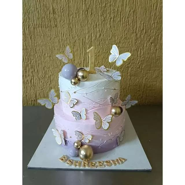 Butterfly Theme Cake